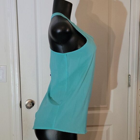 BRAND NEW E&M SLEEVELESS SILK ROUNDNECK LINE WOMEN"S SHIRT G1 - Picture 6 of 14